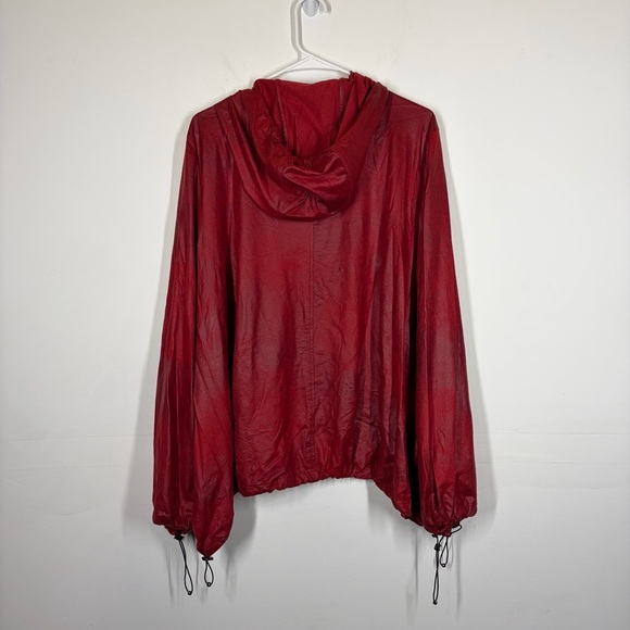 Alembika Red Faux Suede Hoodie Size 3 or US 10/12 - Picture 2 of 12